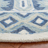 Safavieh Metro 6'-0" x 6'-0" Rug in Blue / Ivory