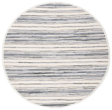 Safavieh Rag Rug 6'-0" x 6'-0" Rug in Ivory / Grey