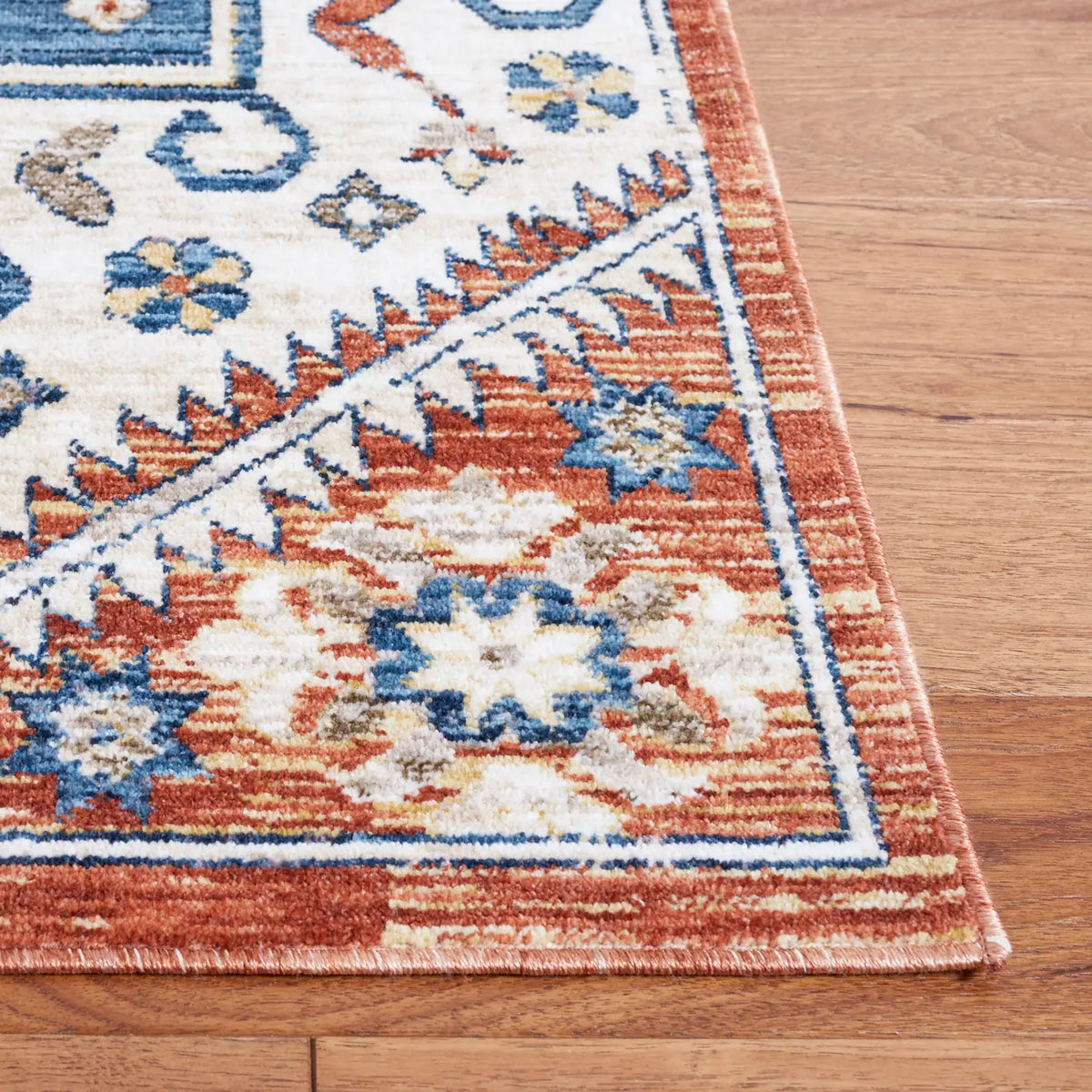 Safavieh Olympia 4'-0" x 6'-0" Rug in Blue / Ivory