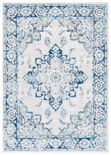 Safavieh Tulum 4'-0" x 6'-0" Rug in Ivory / Blue