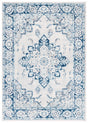 Safavieh Tulum 4'-0" x 6'-0" Rug in Ivory / Blue