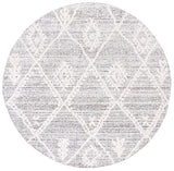 Safavieh Chapel 6'-7" x 6'-7" Rug in Black / Ivory