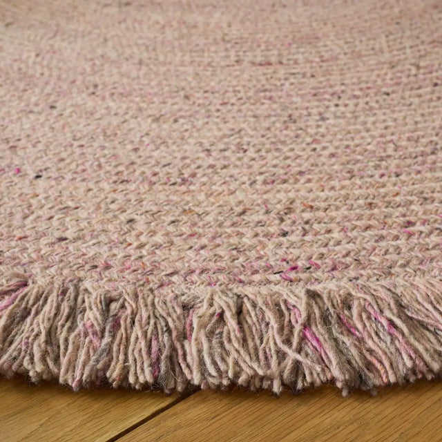 Safavieh Braided 5'-0" x 5'-0" Rug in Pink