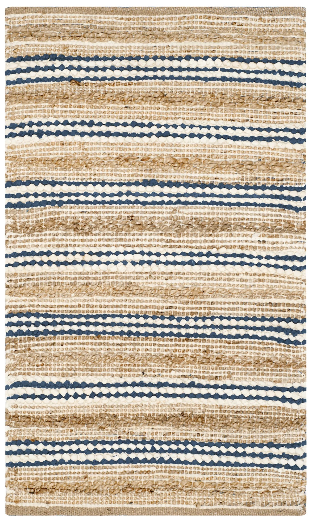 Safavieh Cape Cod 2'-3" x 3'-9" Rug in Natural / Blue