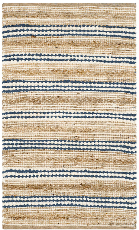Safavieh Cape Cod 2'-3" x 3'-9" Rug in Natural / Blue