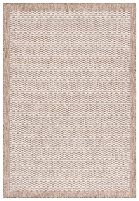 Safavieh Beach House 4'-0" x 6'-0" Rug in Brown / Ivory