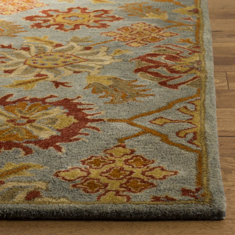 Safavieh Heritage 5'-0" x 8'-0" Rug in Charcoal / Multi