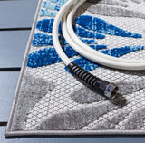 Safavieh Cabana 4'-0" x 6'-0" Rug in Grey / Blue