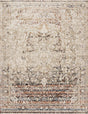 Loloi Theia The-05 Taupe/Brick Rug - main flat