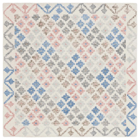 Safavieh Metro 6'-0" x 6'-0" Rug in Ivory / Blue