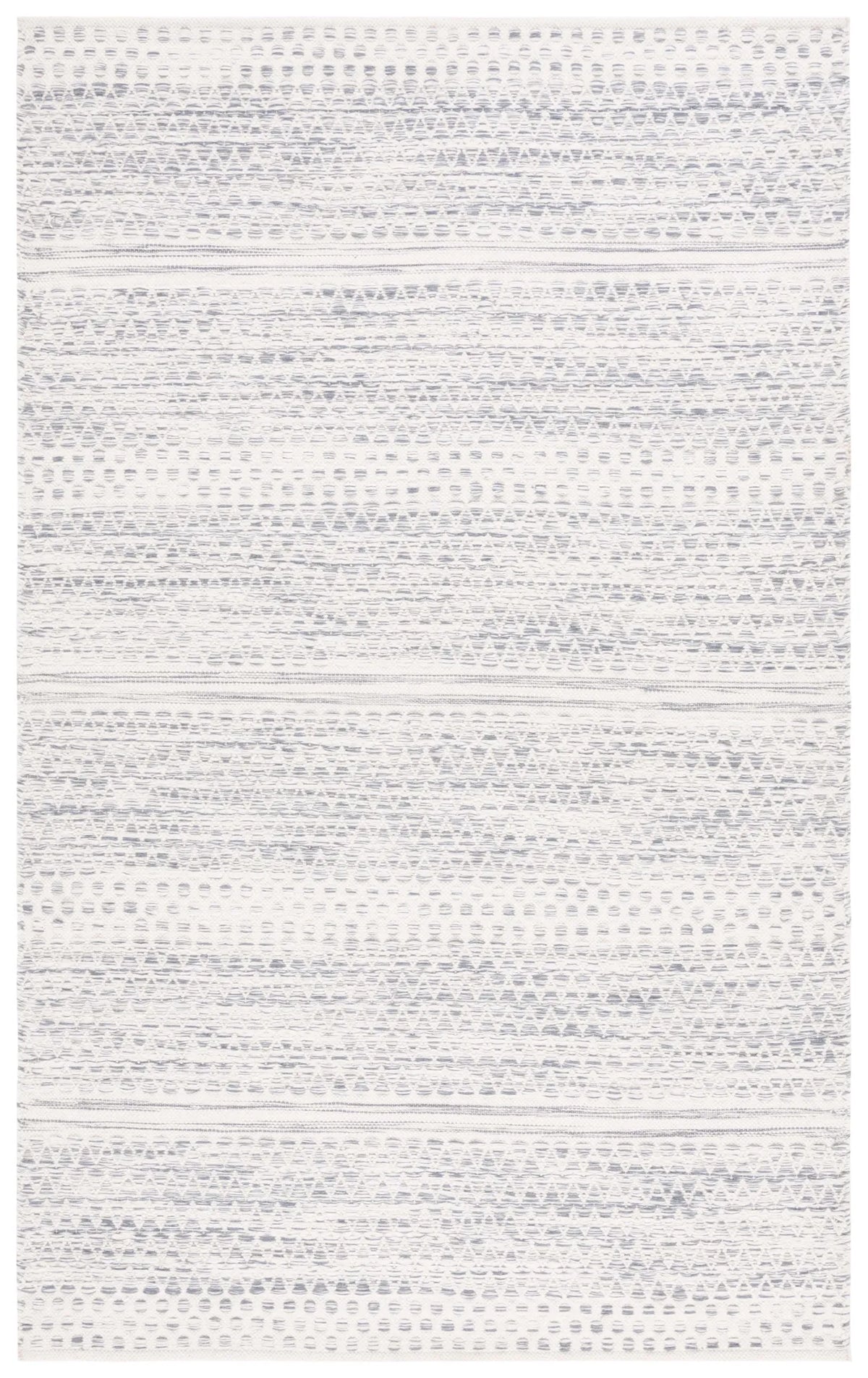 Safavieh Kilim 4'-0" x 6'-0" Rug in Ivory / Dark Grey