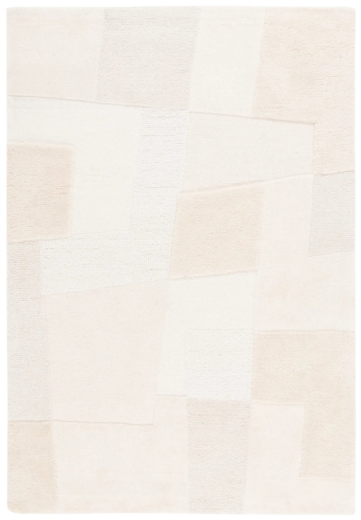 Safavieh Manhattan 4'-0" x 6'-0" Rug in Ivory / Beige