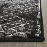 Safavieh Adirondack 2'-6" x 10'-0" Rug in Black / Silver
