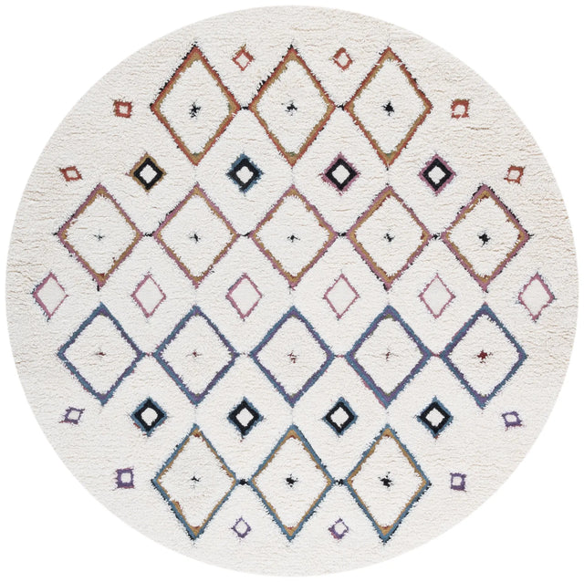 Safavieh Casablanca 6'-0" x 6'-0" Rug in Ivory / Blue