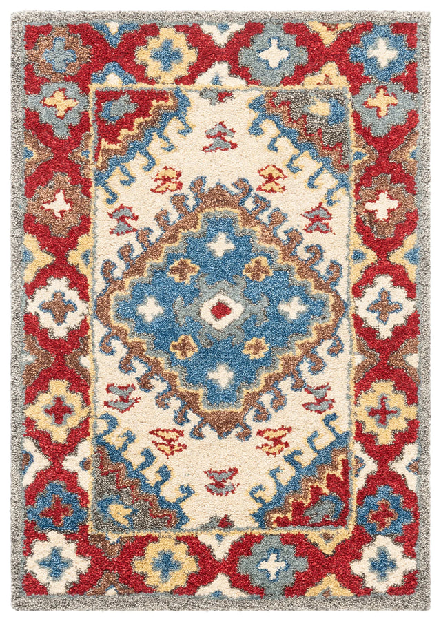 Safavieh Antiquity 2'-0" x 3'-0" Rug in Red / Ivory