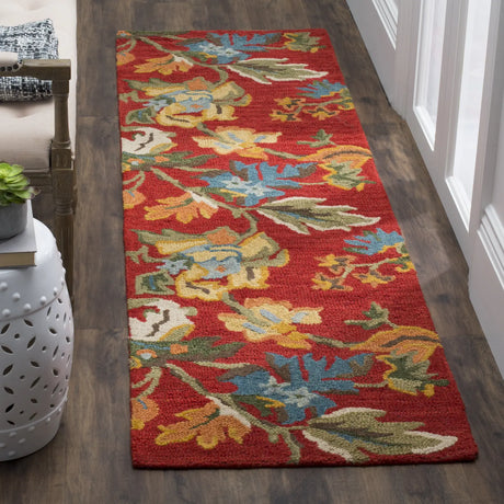 Safavieh Blossom 2'-3" x 8'-0" Rug in Red / Multi