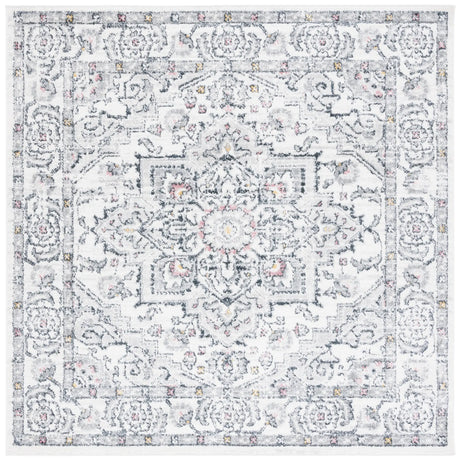 Safavieh Layla 6'-7" x 6'-7" Rug in Ivory Grey / Charcoal