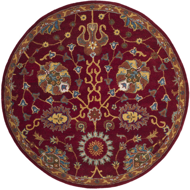 Safavieh Heritage 6'-0" x 6'-0" Rug in Red