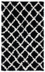 Safavieh Sgd-Dallas Shag 3'-0" x 5'-0" Rug in Black / Ivory