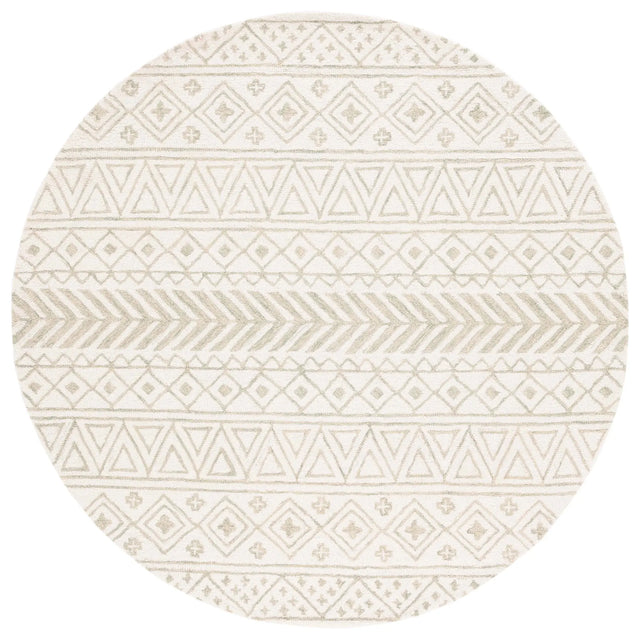 Safavieh Metro 6'-0" x 6'-0" Rug in Ivory / Light Green