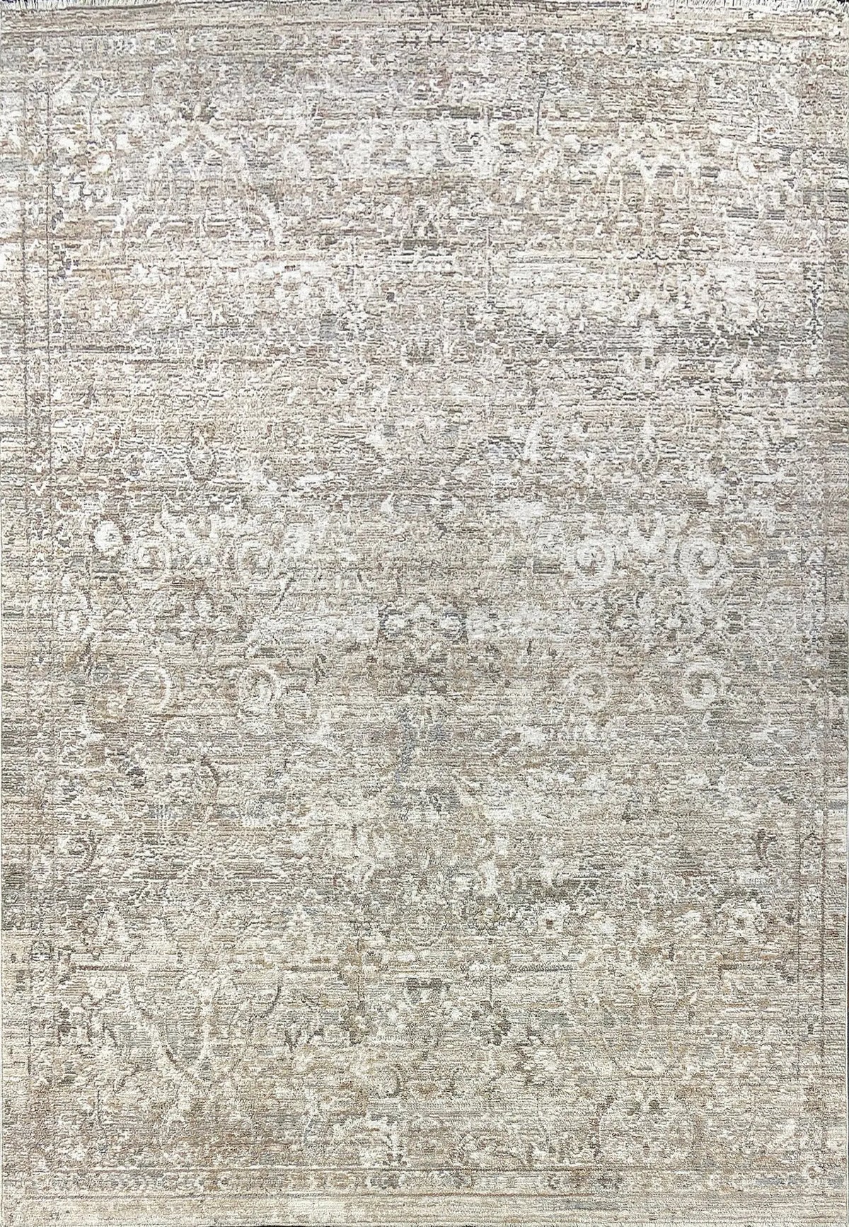 Dynamic Rugs Kyra 13704 Power Loomed Transitional Cream/Grey Rug - Rectangular