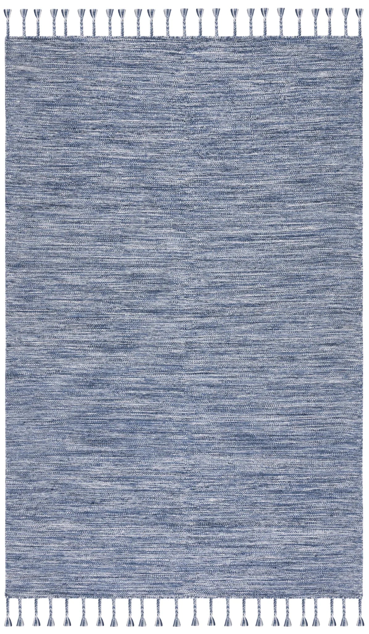 Safavieh Dhurries 4'-0" x 6'-0" Rug in Navy / Beige