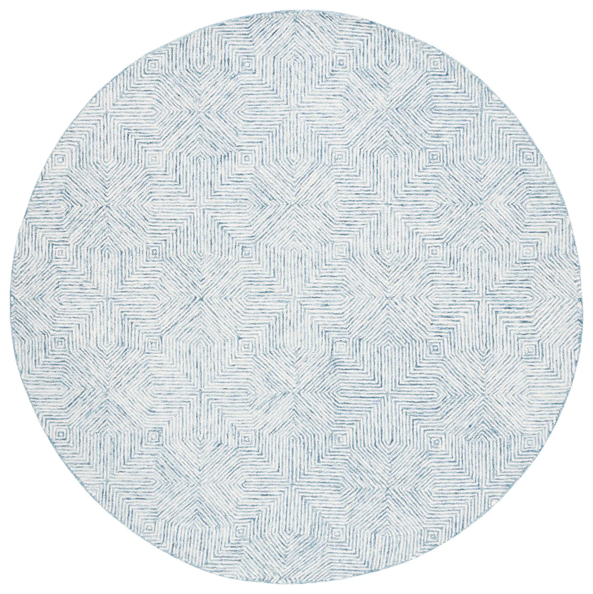 Safavieh Abstract 6'-0" x 6'-0" Rug in Blue / Ivory