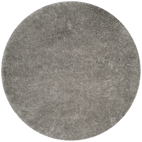 Safavieh Polar Shag 5'-1" x 5'-1" Rug in Silver