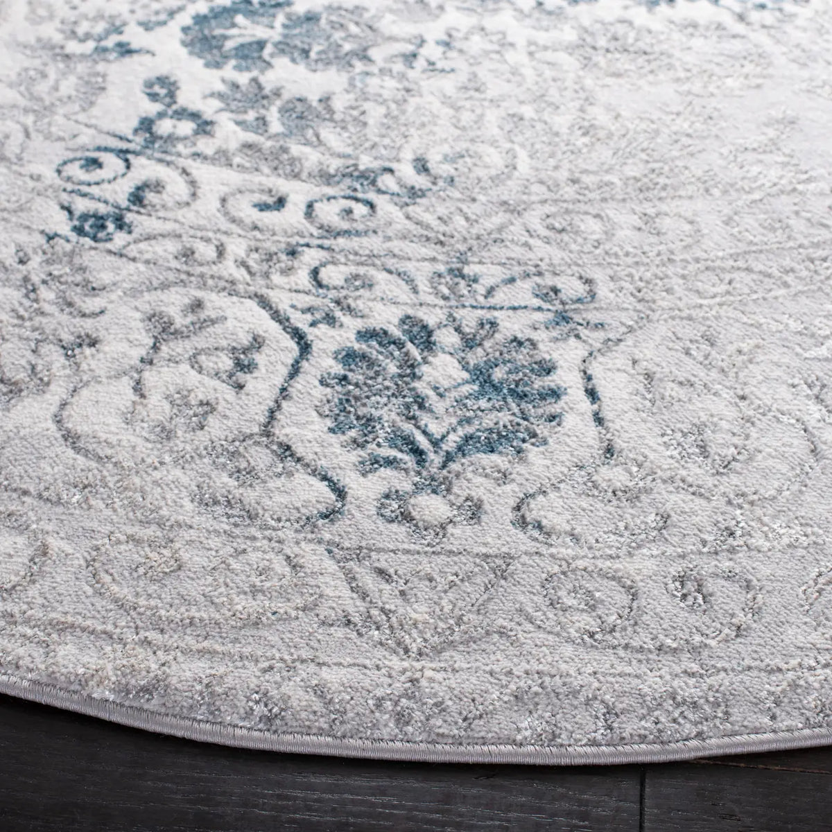 Safavieh Orchard 6'-7" x 6'-7" Rug in Grey / Blue