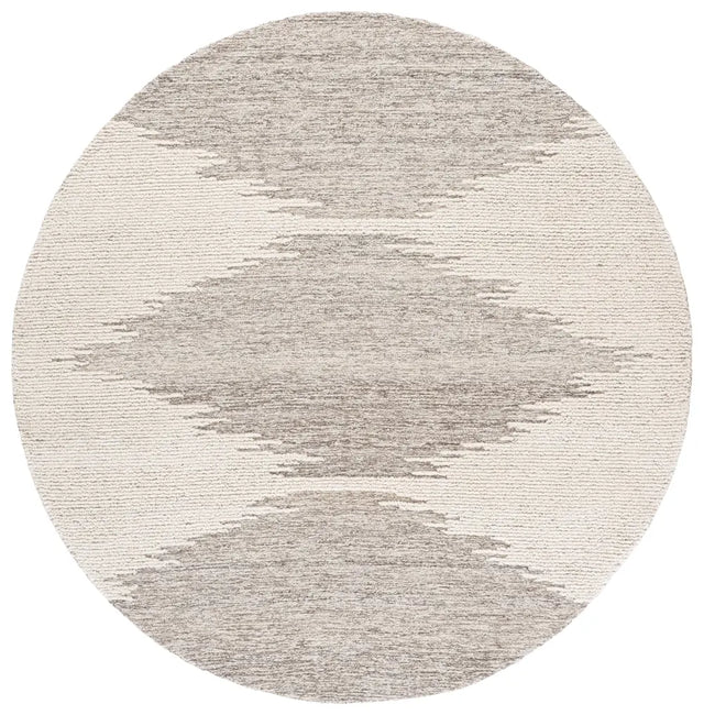 Safavieh Abstract 6'-0" x 6'-0" Rug in Brown / Ivory