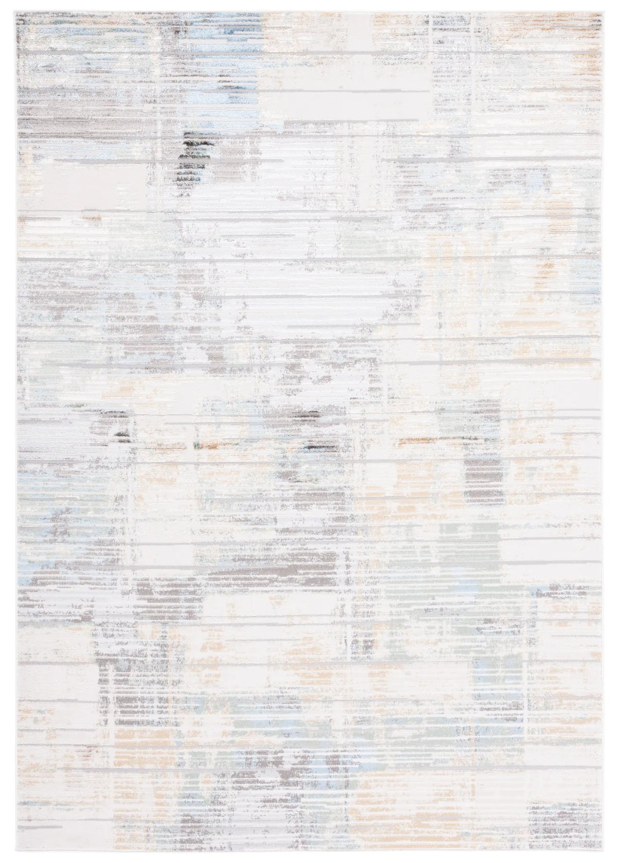 Safavieh Bel Air 4'-5" x 6'-5" Rug in Dark Grey / Gold
