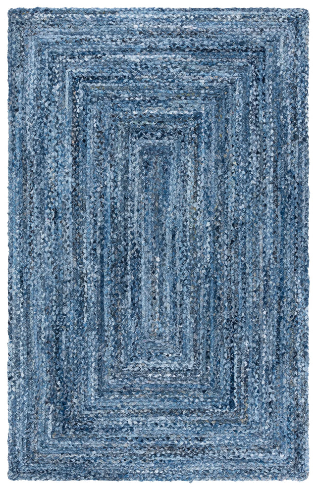Safavieh Braided 4'-0" x 6'-0" Rug in Denim / Blue