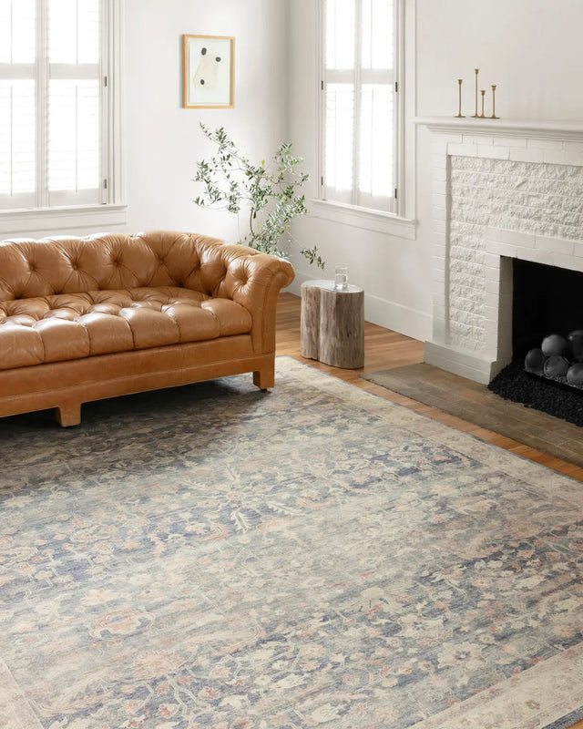 Loloi Hathaway Hth-02 Denim/Multi Rugs - room scene 1
