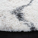 Safavieh Fontana Shag  800 10'-0" x 10'-0" Rug in Ivory / Grey