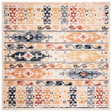 Safavieh Charleston 6'-7" x 6'-7" Rug in Ivory / Rust