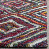 Safavieh Fiesta Shag 4'-0" x 6'-0" Rug in Multi
