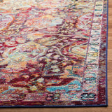 Safavieh Crystal 4'-0" x 6'-0" Rug in Navy / Orange