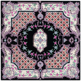 Safavieh Bellagio 5'-0" x 5'-0" Rug in Black / Ivory