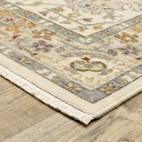 Oriental Weavers Lucca 2063Y Ivory/ Multi Rug - corner detail