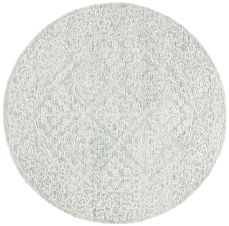 Safavieh Ebony 6'-0" x 6'-0" Rug in Ivory / Light Grey