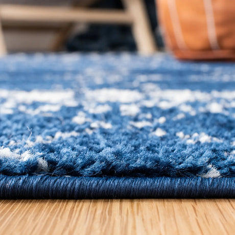Safavieh Tulum 4'-0" x 6'-0" Rug in Navy / Ivory