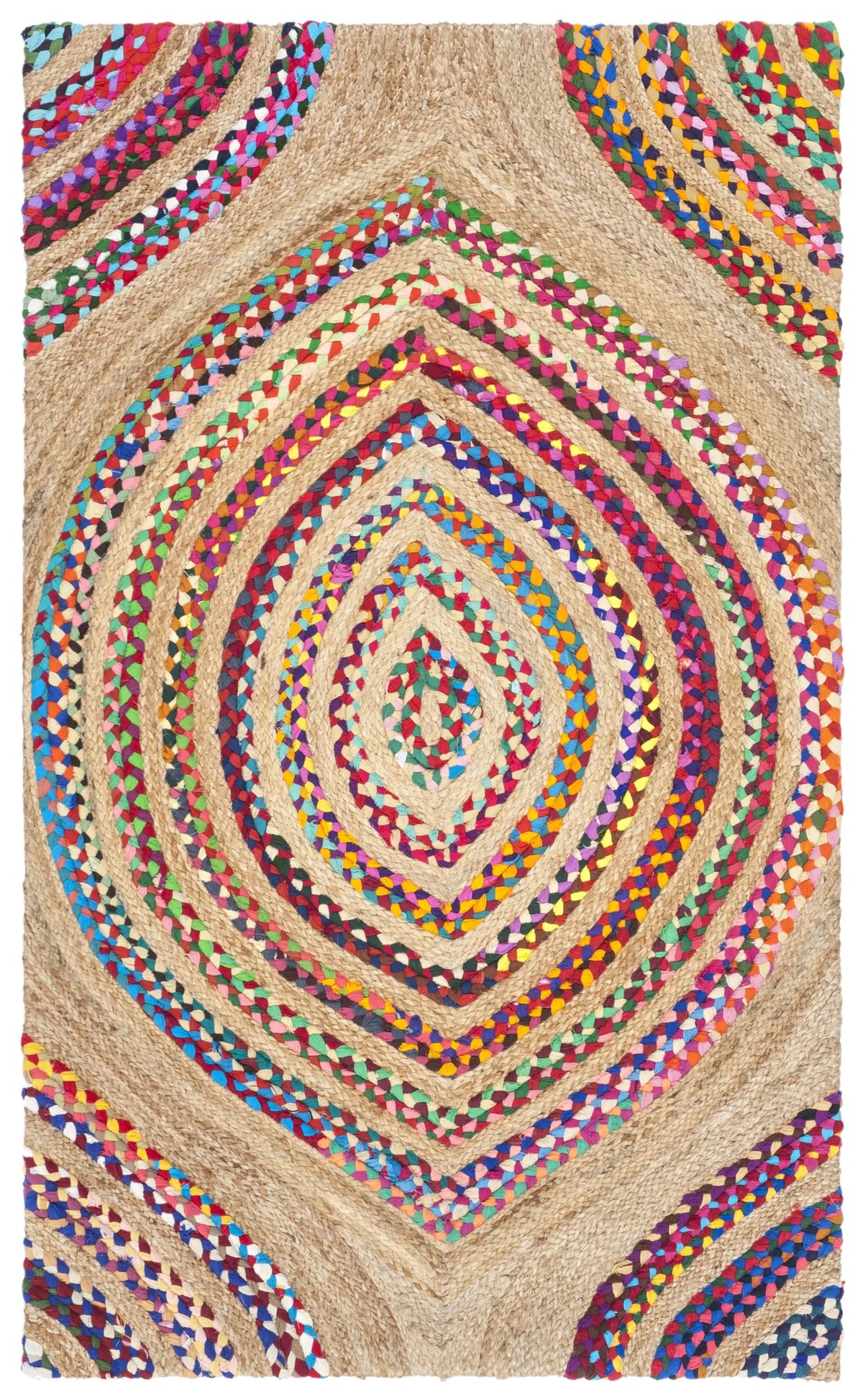 Safavieh Cape Cod 3'-0" x 5'-0" Rug in Natural / Multi