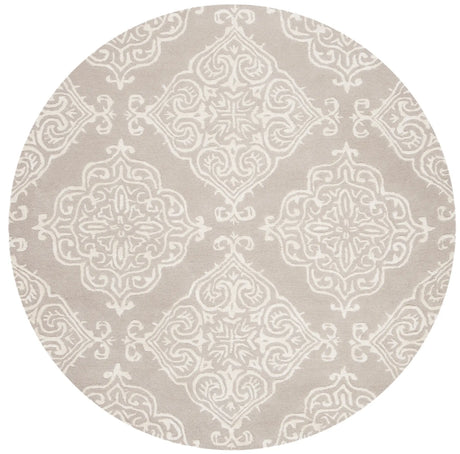 Safavieh Glamour 6'-0" x 6'-0" Rug in Silver / Ivory