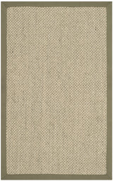 Safavieh Natural Fiber 2'-6" x 4'-0" Rug in Natural / Green