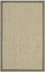 Safavieh Natural Fiber 2'-6" x 4'-0" Rug in Natural / Green