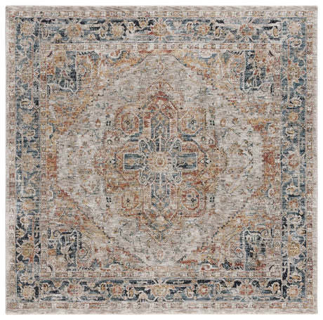 Safavieh Silverado 6'-4" x 6'-4" Rug in Ivory / Blue