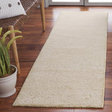 Safavieh Textural 2'-3" x 8'-0" Rug in Gold / Ivory