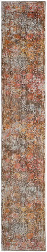 Safavieh Vintage Persian 2'-2" x 12'-0" Rug in Brown / Multi
