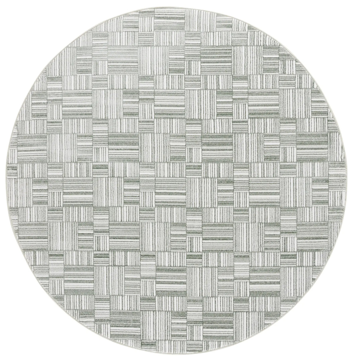 Safavieh Orchard 6'-7" x 6'-7" Rug in Green / Ivory
