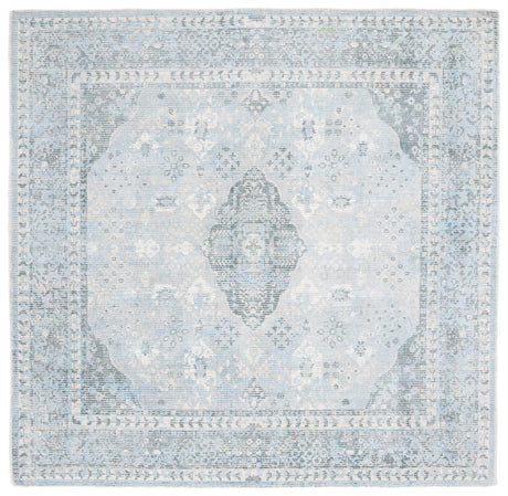 Safavieh Restoration Vintage 6'-0" x 6'-0" Rug in Grey / Light Blue
